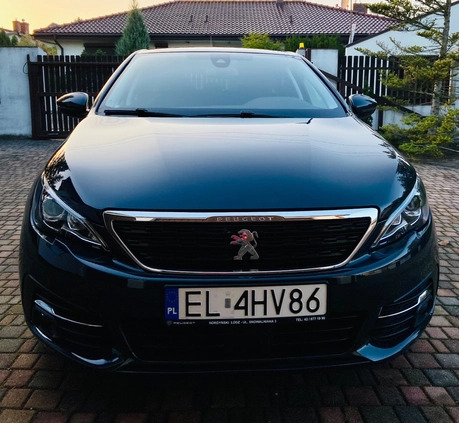 Peugeot 308 cena 54900 przebieg: 61000, rok produkcji 2019 z Łódź małe 781